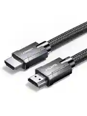 Серый кабель UGREEN HD135 (70321) 8K HDMI 2.1 Male To Male Cable. Длина 2 м. Цвет: серый