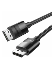 Кабель UGREEN DP114 (80390) DP 1.4 Male to Male Plastic Case Braided Cable. Длина: 1 м.