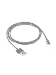 Серый кабель TTEC Lightning USB-A Charge&Data Cable. Длина: 100 см. Цвет: серый