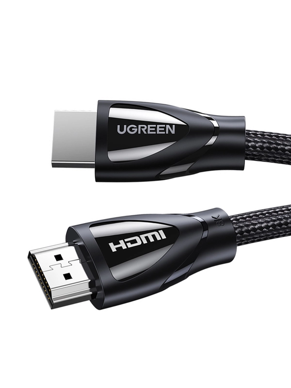 Кабель UGREEN HD140 (80401) HDMI 2.1 Male To Male Cable 8K Braided Cable. Длина 1 м.