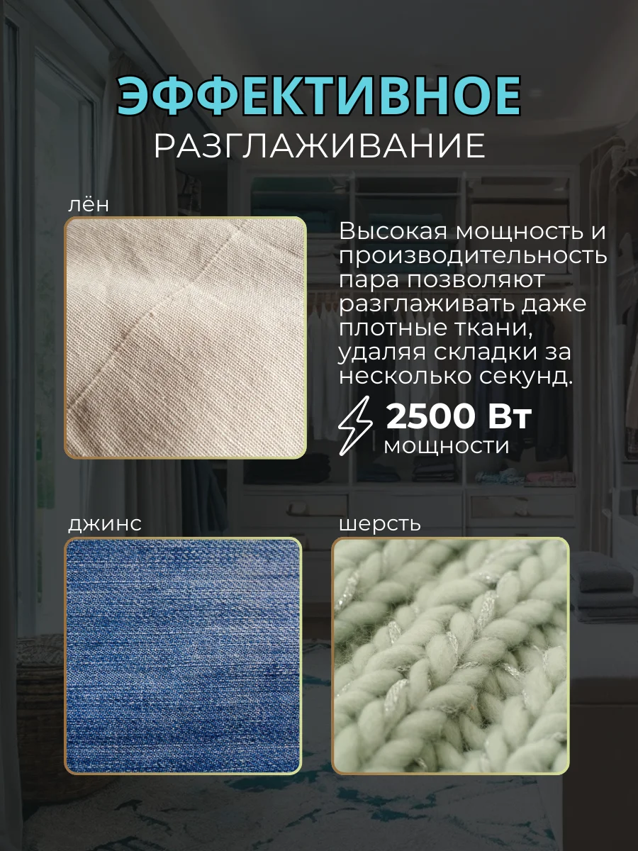 Бирюзовый отпариватель для одежды/ напольный вертикальный отпариватель KING, с вешалкой