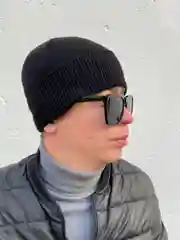 Угольный шапка мужская, зимняя с флисовым подкладом