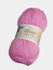 Розовый пряжа Alize Happy Kids 10% бамбук, 65% акрил, 25% шерсть, 100гр 310м 1 шт