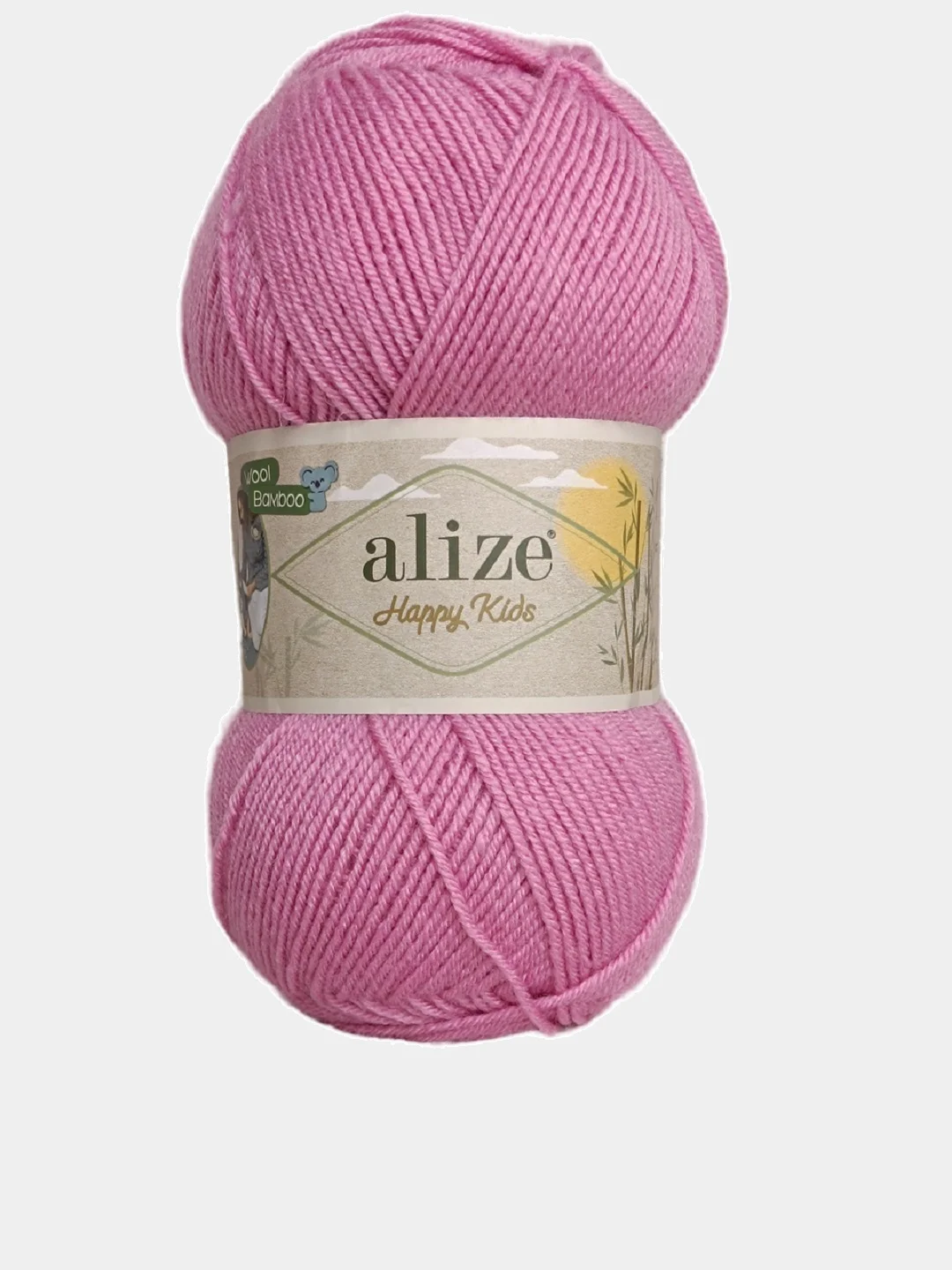 Пряжа Alize Happy Kids 10% бамбук, 65% акрил, 25% шерсть, 100гр 310м 1 шт