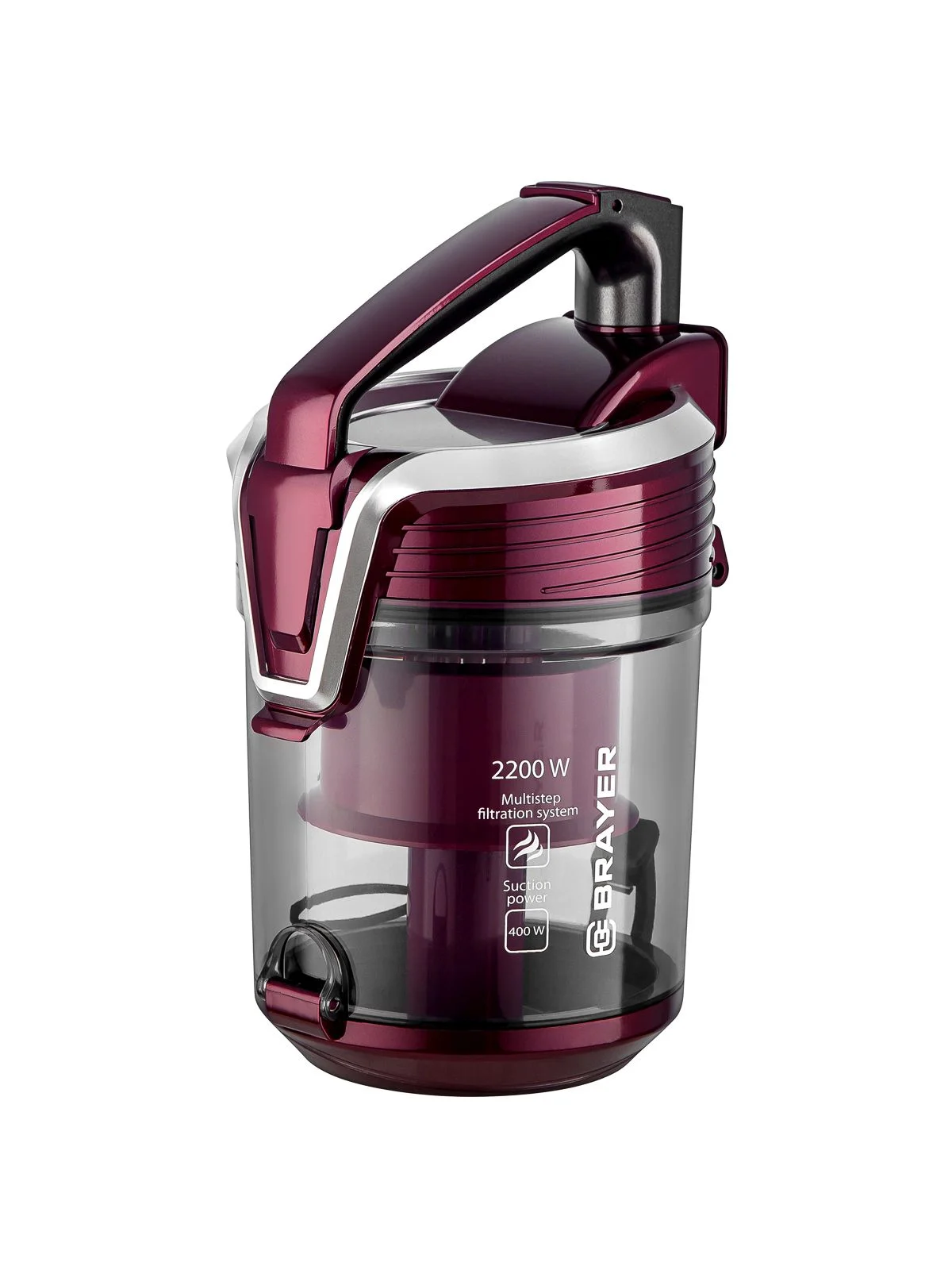 Пылесос циклонного типа Brayer BR4211, 2200 Вт, 3 л, HEPA фильтр