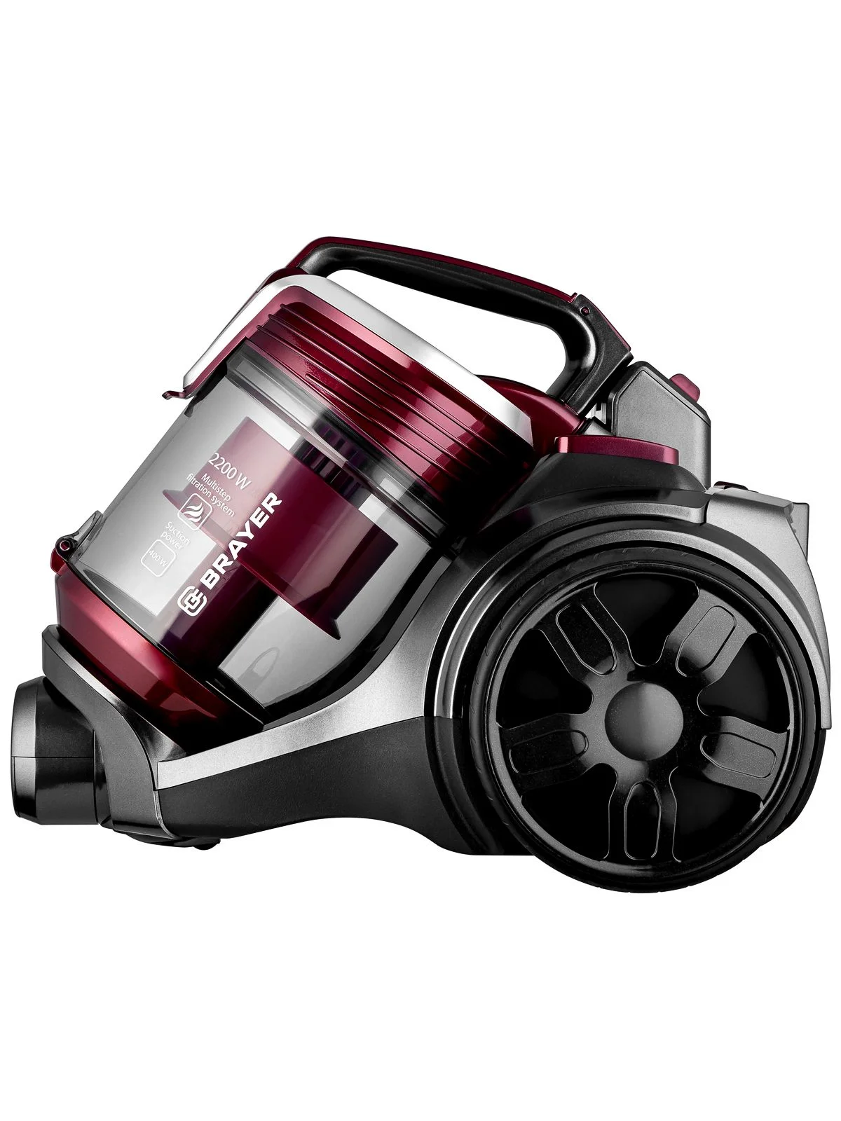 Пылесос циклонного типа Brayer BR4211, 2200 Вт, 3 л, HEPA фильтр