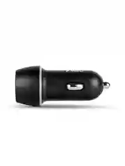 Черный автомобильное зарядное устройство TTEC SmartCharger 2.1A с кабелем Micro USB.