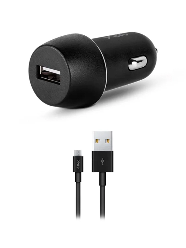 Автомобильное зарядное устройство TTEC SmartCharger 2.1A с кабелем Micro USB.