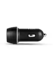 Черный автомобильное зарядное устройство TTEC SmartCharger 2.4A Car Charger с кабелем Lightning.