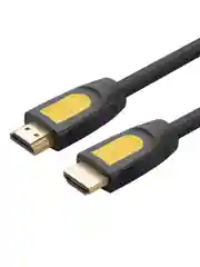 Черный кабель UGREEN HD101 (10129) HDMI Male To Male Round Cable. Длина: 2м. Цвет: черно-желтый