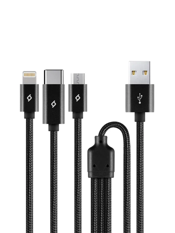 Кабель тройной TTEC AlumiCable Trio Type-C/Lightning/Micro USB Charge&Data Cable.