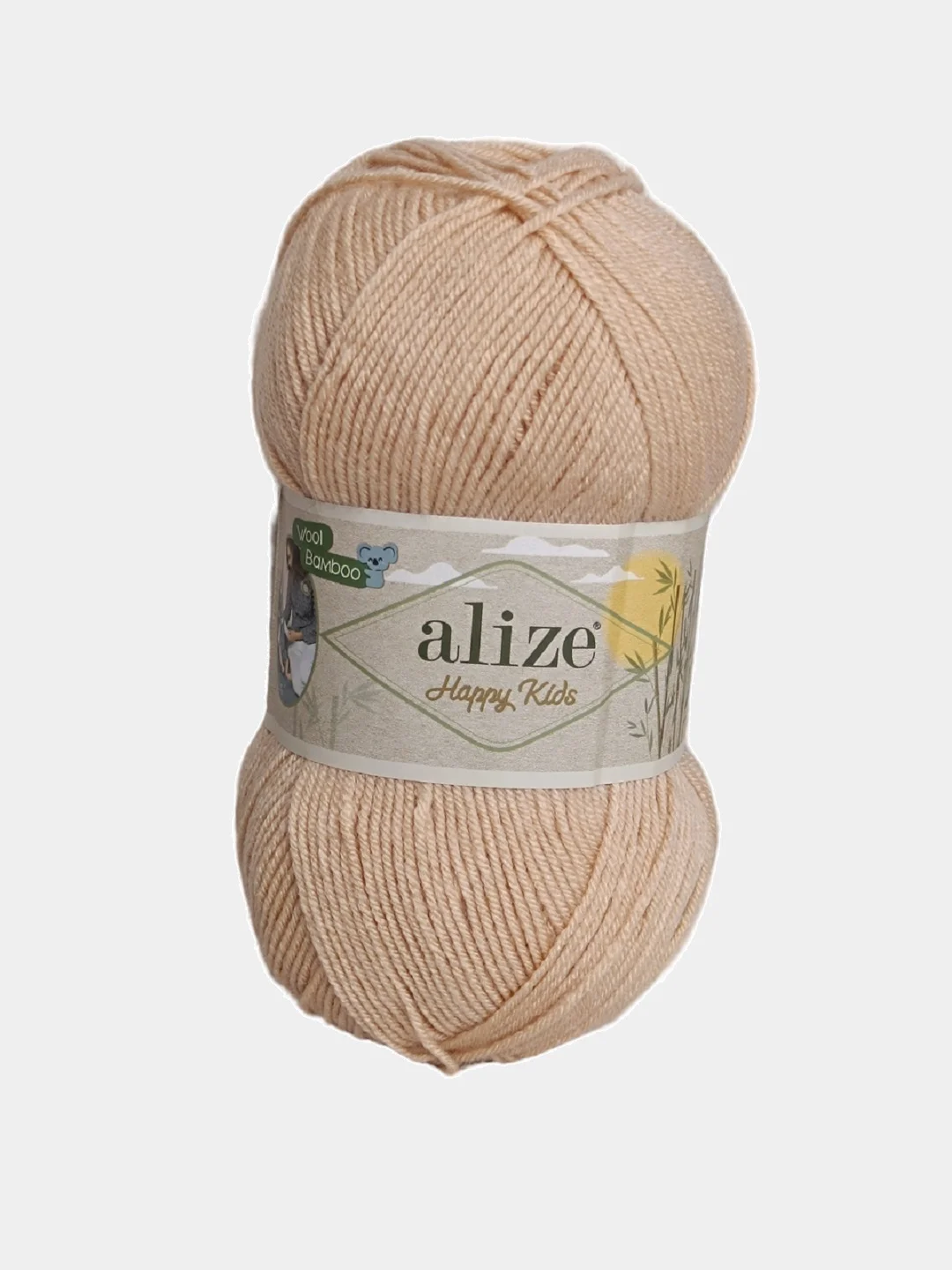 Пряжа Alize Happy Kids 10% бамбук, 65% акрил, 25% шерсть, 100гр 310м 1 шт