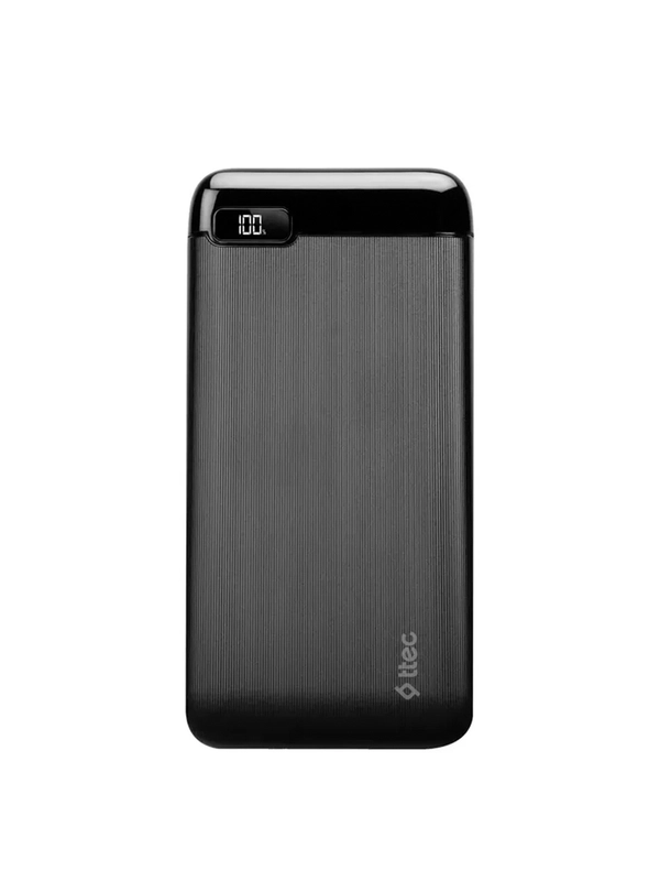 Внешний аккумулятор TTEC PowerSlim LCD 10000 mAh Powerbank with USB-C Input/Output.