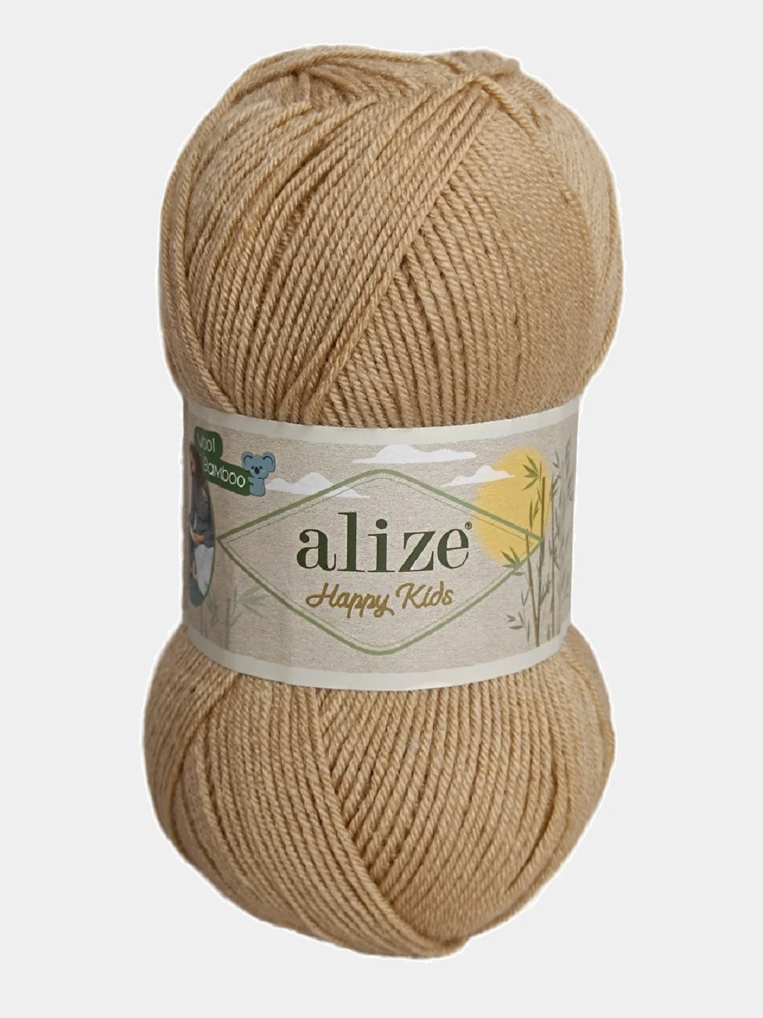 Пряжа Alize Happy Kids 10% бамбук, 65% акрил, 25% шерсть, 100гр 310м 1 шт