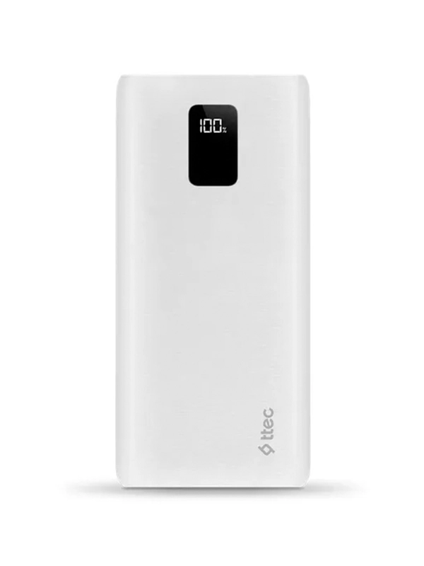 Внешний аккумулятор TTEC PowerSlim Trio LCD 20000mAh PD 22,5W Powerbank with Trio Cable.
