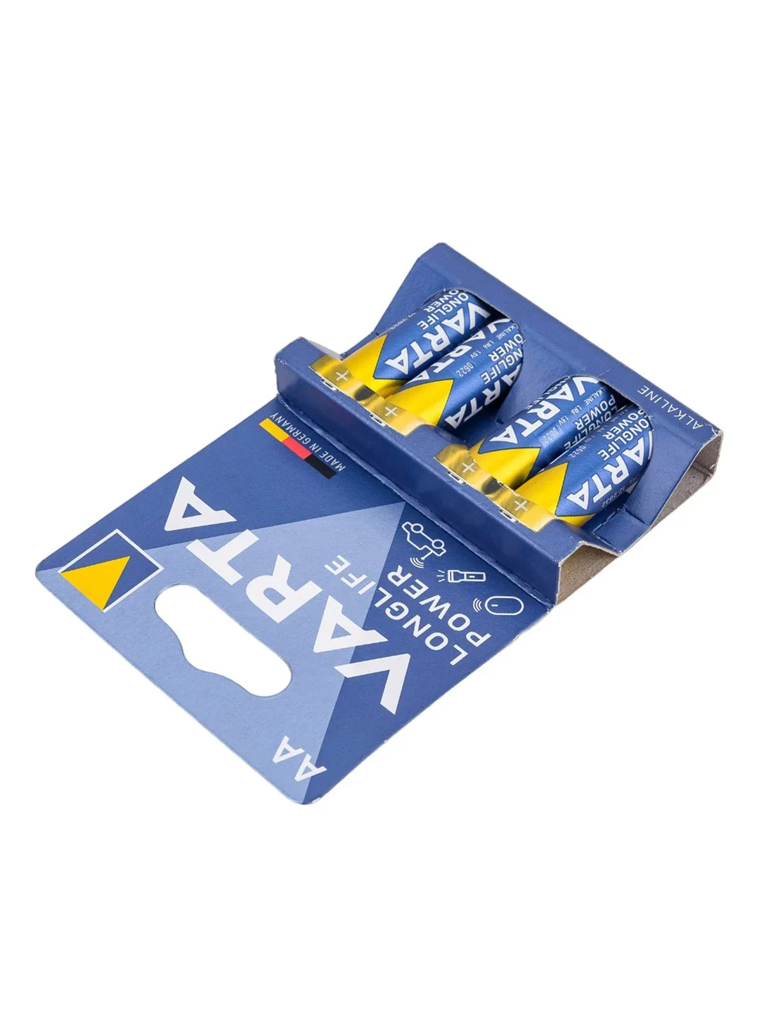 Синий батарейка Varta LONGLIFE POWER (HIGH ENERGY) LR6 AA BL4 Alkaline 1.5V (4906)