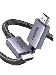 Серый кабель UGREEN HD153 (25300) HDMI 4K@60Hz Cable. Длина: 3м. Цвет: серый
