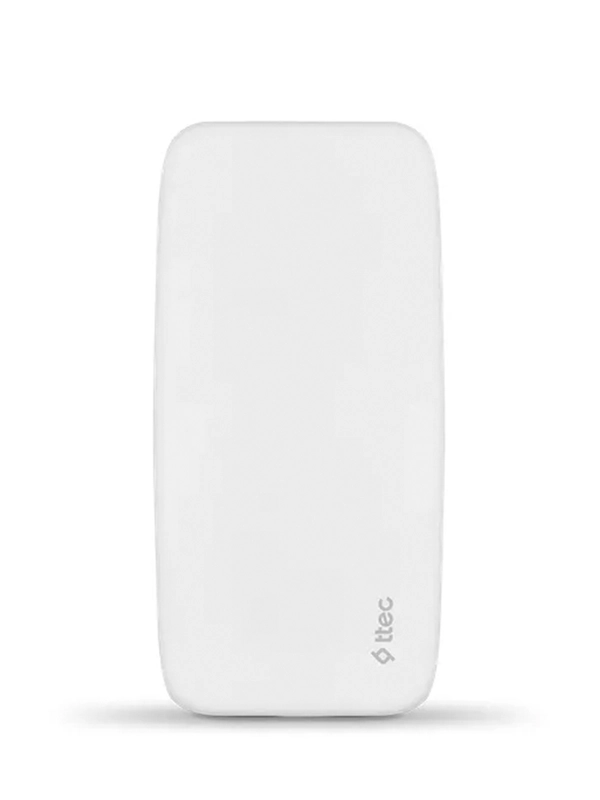 Внешний аккумулятор TTEC ChargeUp 10000mAh Powerbank. Цвет: белый