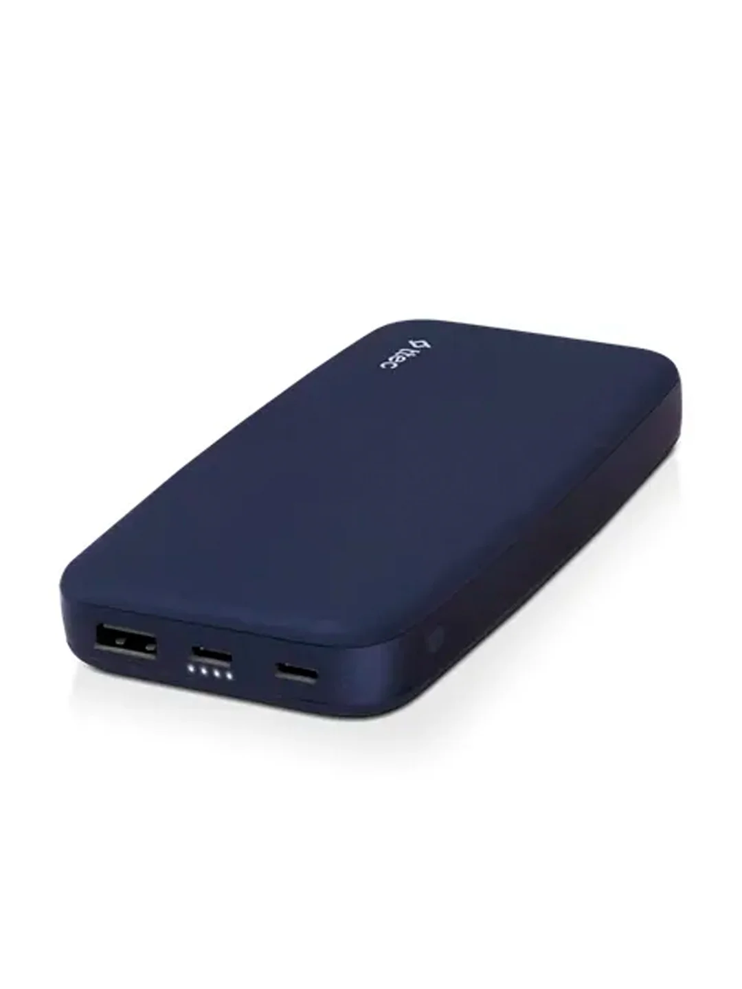 Синий внешний аккумулятор TTEC ChargeUp 10000mAh Powerbank. Цвет: темно-синий