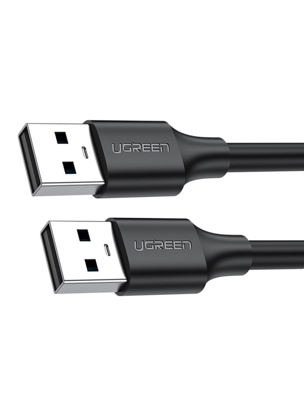 Кабель UGREEN US102 (10310) USB 2.0 A Male to A Male Cable. Длина: 1,5м. Цвет: черный