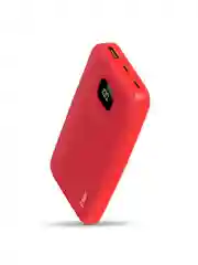 Красный внешний аккумулятор TTEC ChargeUp LCD 10.000mAh. Цвет: красный