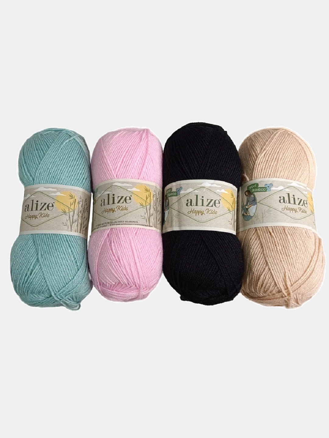 Пряжа Alize Happy Kids 10% бамбук, 65% акрил, 25% шерсть, 100гр 310м 1 шт
