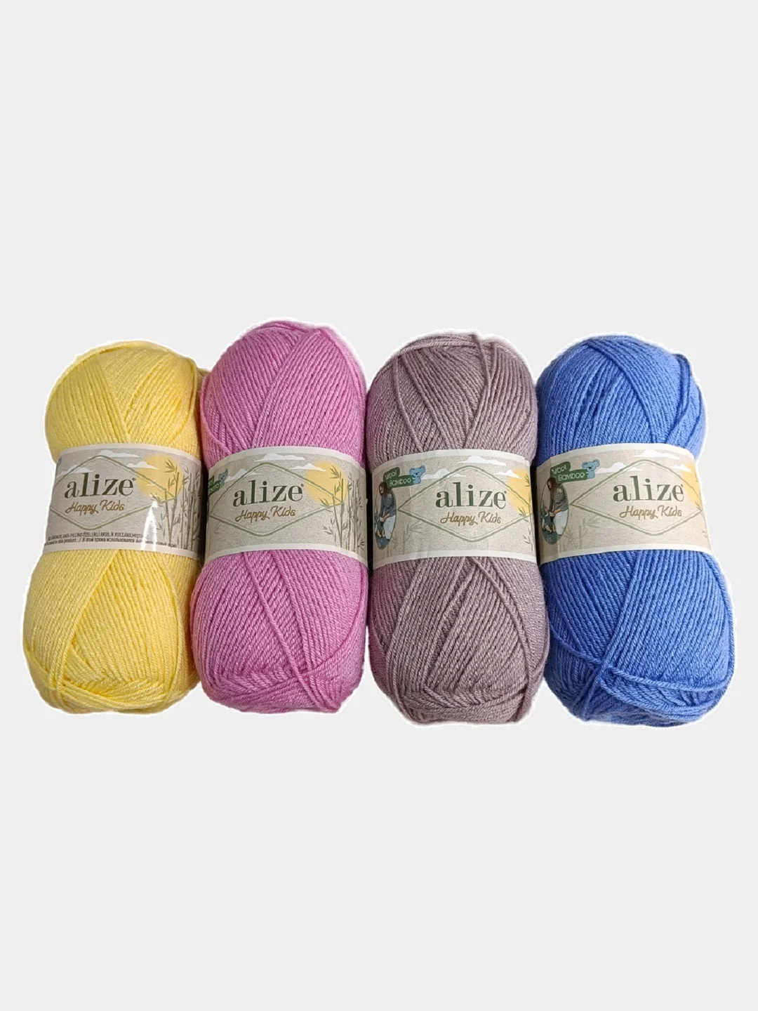 Пряжа Alize Happy Kids 10% бамбук, 65% акрил, 25% шерсть, 100гр 310м 1 шт