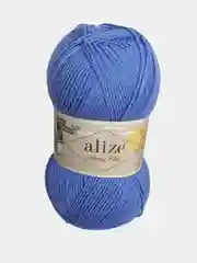Синий пряжа Alize Happy Kids 10% бамбук, 65% акрил, 25% шерсть, 100гр 310м 1 шт