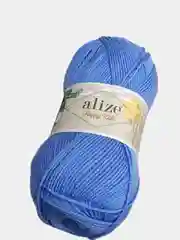 Синий пряжа Alize Happy Kids 10% бамбук, 65% акрил, 25% шерсть, 100гр 310м 1 шт