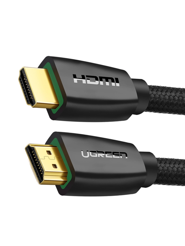 Кабель UGREEN HD118 (40412) HDMI Male To Male Cable With Braid. Длина: 5м. Цвет: черный