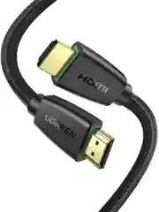 Черный кабель UGREEN HD118 (40412) HDMI Male To Male Cable With Braid. Длина: 5м. Цвет: черный