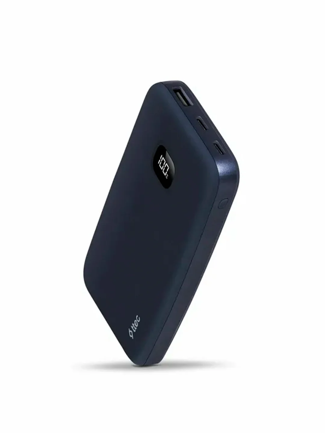 Синий внешний аккумулятор TTEC ChargeUp Pro LCD 10000mAh PD 20W Powerbank. Цвет: темно-синий