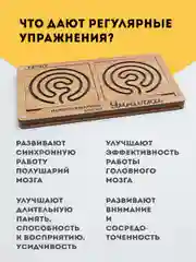 Развивающая игрушка-лабиринт "Межполушарные доски", настольная, для детей