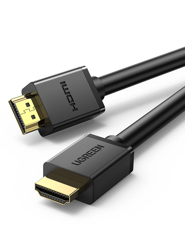 Кабель UGREEN HD104 (60820) HDMI Male To Male Cable. Длина 1,5 м. Цвет: черный