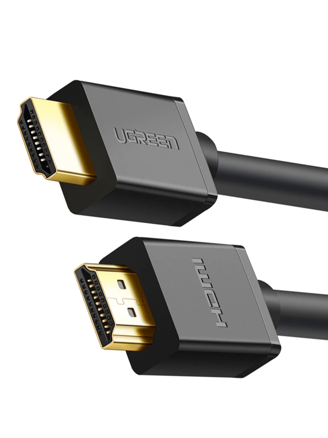 Черный кабель UGREEN HD104 (60820) HDMI Male To Male Cable. Длина 1,5 м. Цвет: черный