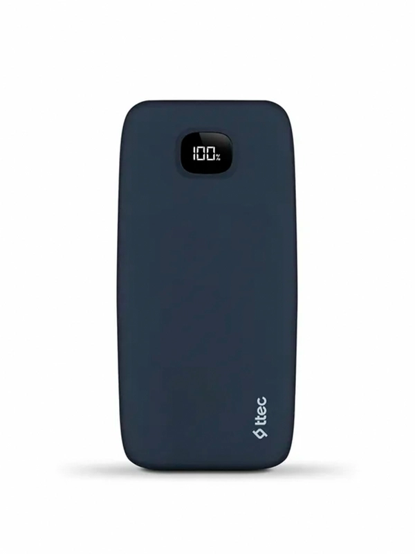 Внешний аккумулятор TTEC ChargeUp LCD 20000mAh Powerbank . Цвет: темно-синий