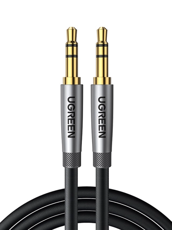 Кабель UGREEN AV150 (70899) 3.5mm Male to Male Alu Case Braid Audio Cable.
