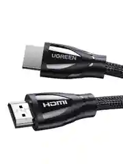Черный кабель UGREEN HD140 (80405) HDMI 2.1 Male To Male Cable 8K Braided Cable. Длина: 5м.