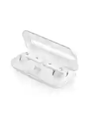 Белый беспроводная Bluetooth-гарнитура TTEC AirBeat Ultra Slim True Wireless Headsets.