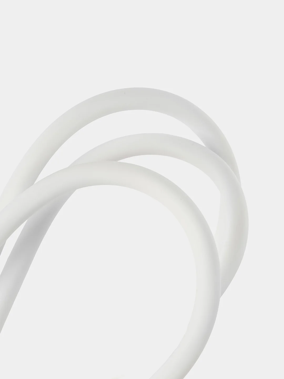 Белый usb - Type-C кабель для зарядки телефона Android / быстрая зарядка 3A / силикон, термостойкий