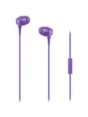 Фиолетовый наушники-вкладыши TTEC Pop In-Ear Headphones with Microphone 3.5mm. Цвет: фиолетовый