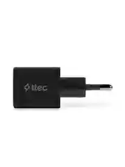 Черный сетевое зарядное устройство TTEC SmartCharger Pro 20W PD USB-C Travel Charger.