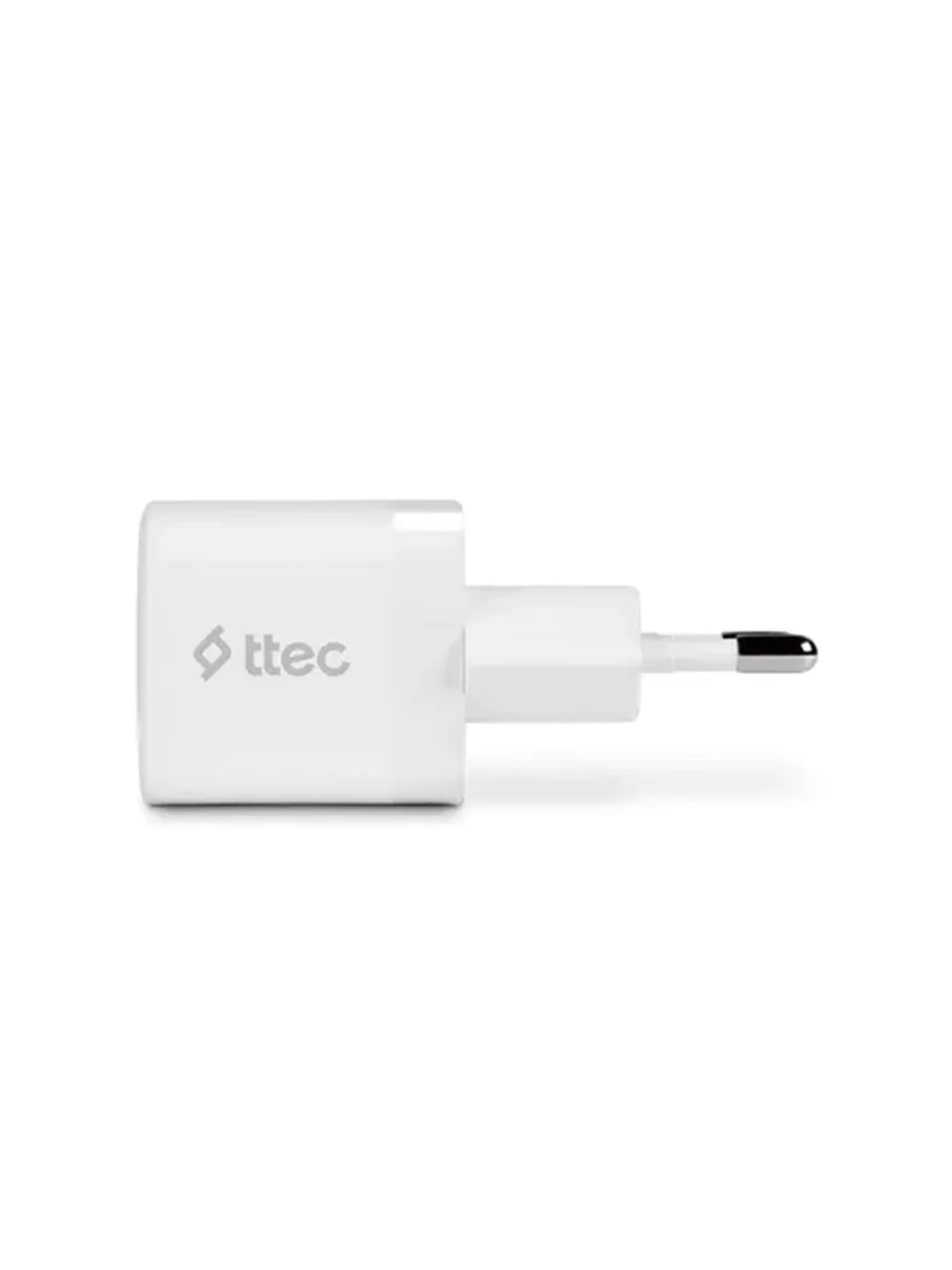 Белый сетевое зарядное устройство TTEC SmartCharger 30W PD USB-C Travel Charger. Цвет: белый