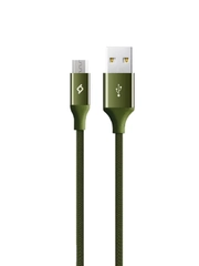 Кабель TTEC AlumiCable Micro USB Charge/Data Cable. Длина: 120см. Цвет: хаки зеленый