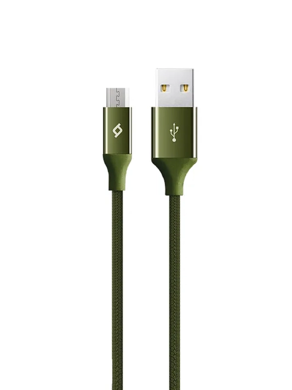 Кабель TTEC AlumiCable Micro USB Charge/Data Cable. Длина: 120см. Цвет: хаки зеленый