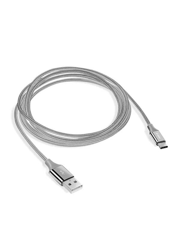 Кабель TTEC AlumiCable Type C Charge/Data Cable 2.0. Длина: 120 см. Цвет: серый космос