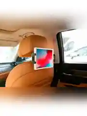 Черный держатель для телефона на подголовник автомобиля TTEC FlexGrip Passenger Phone Holder.