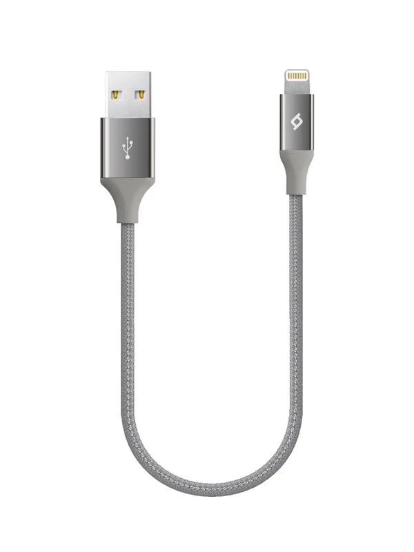 Кабель TTEC AlumiCable Ligthning USB Charge&Data Mini Cable. Длина: 30см.