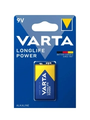 Батарейка Varta LONGLIFE POWER (HIGH ENERGY) Крона 6LR61 BL1 Alkaline 9V (4922)