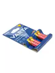 Красный батарейка Varta LONGLIFE MAX POWER (MAX TECH) LR03 AAA BL4 Alkaline 1.5V (4703)